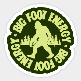 Big Foot Energy B.F.E. Sticker